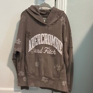 Abercrombie & Fitch kids - 9/10 Taupe Floral Hoodie
